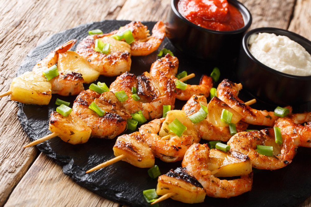 Brochetas de Langostinos Airfryer | Ultra Crujientes