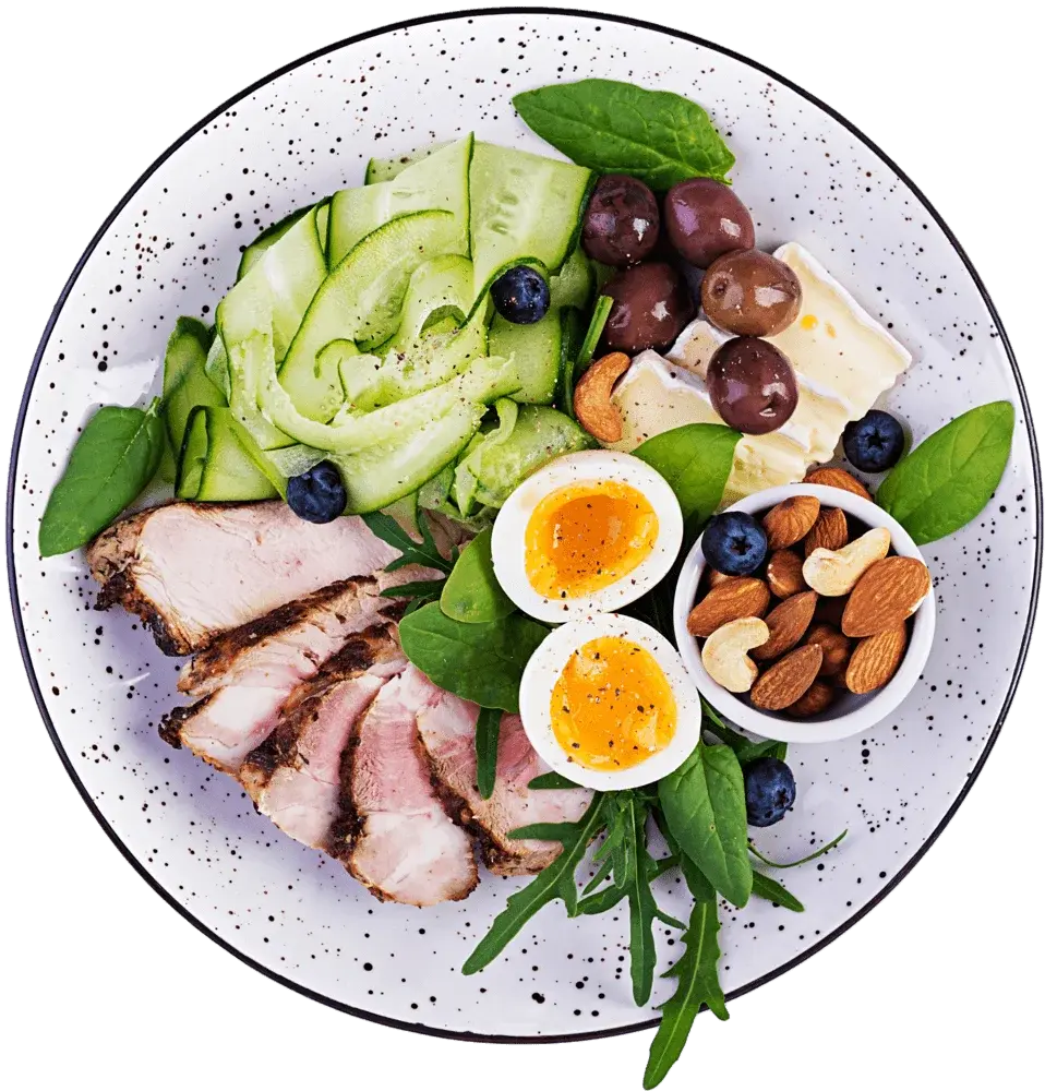 Sergio Poveda Nutricionista Funcional Sergio Poveda Nutricionista Funcional - ketogenic diet buddha bowl dish with meatloaf chic DR67PNF 1